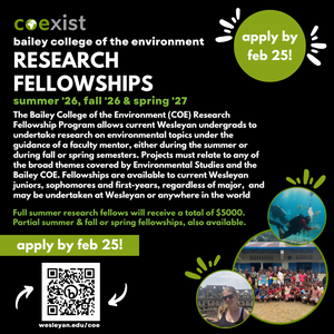 2026/7 coe summer fellowships